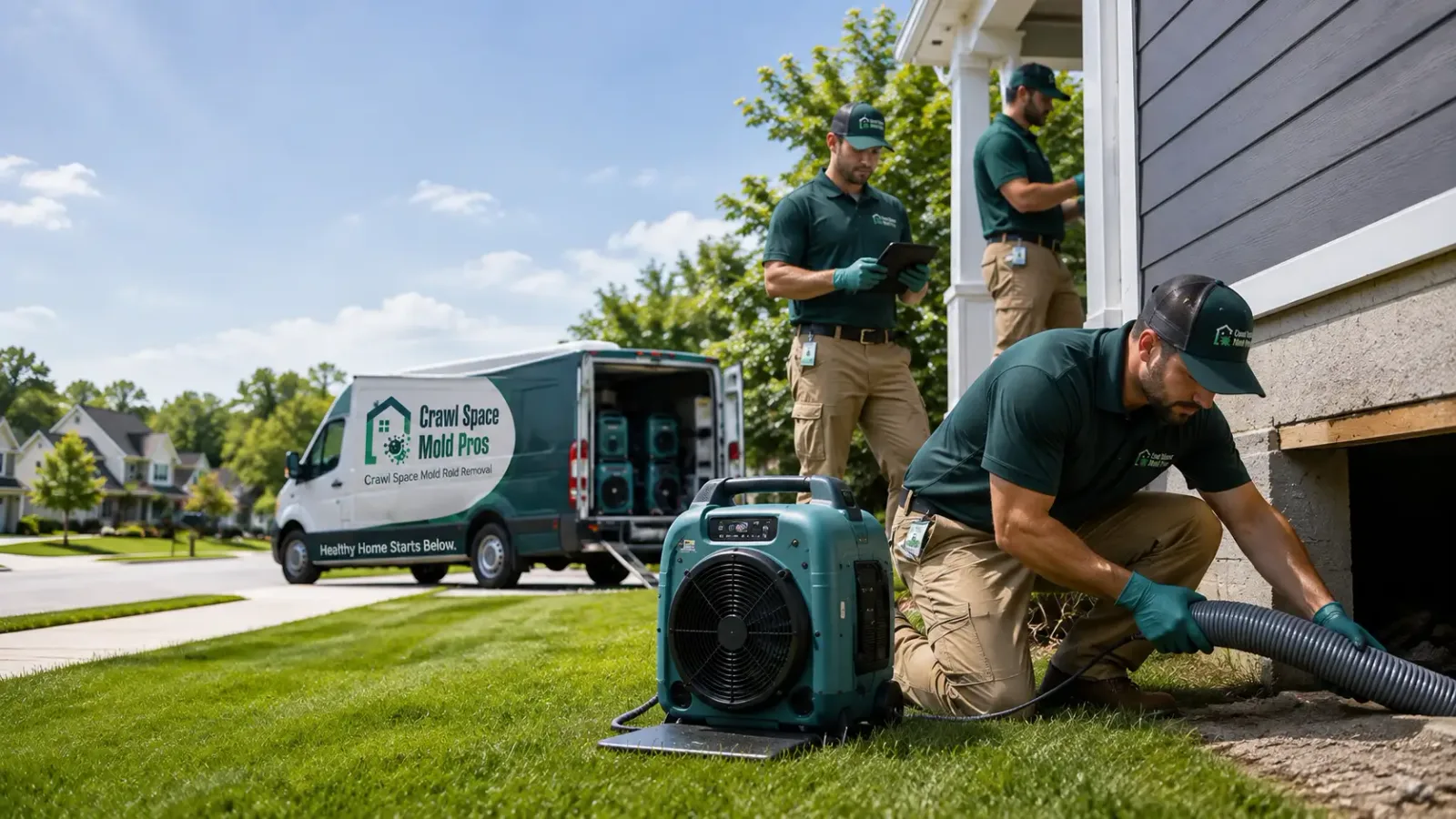 Crawl Space Mold Removal in Lindsborg, KS